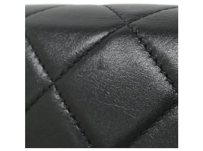 Borsa a tracolla Chanel AS2210 in pelle di vitello nera Nero - vista 5