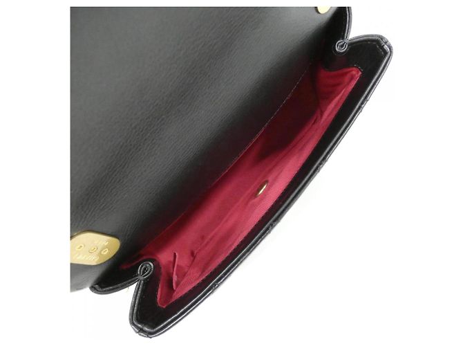 Borsa a tracolla Chanel AS2210 in pelle di vitello nera Nero - vista 8