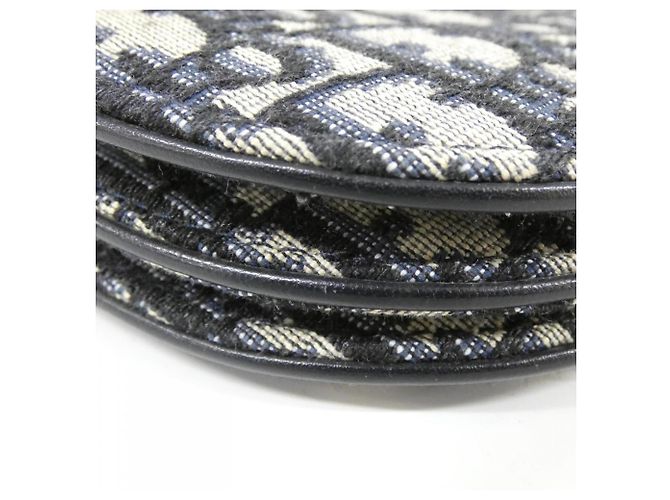 Borsa a tracolla Christian Dior in tela blu - vista 2