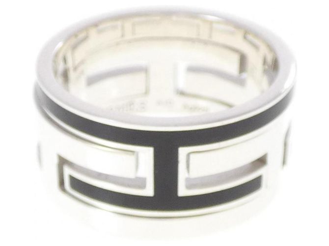Ring Anillo Hermès Move H de plata - vista 2