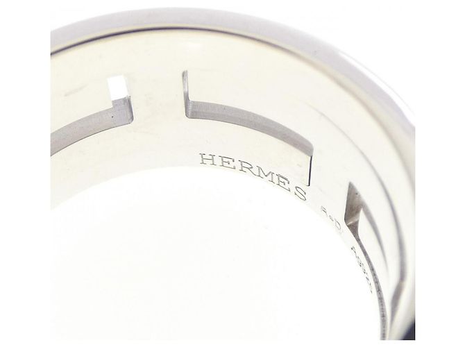 Ring Anillo Hermès Move H de plata - vista 3