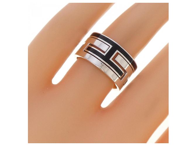 Ring Anillo Hermès Move H de plata - vista 4