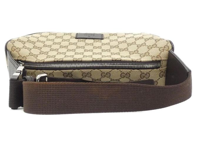Marsupio Gucci GG Canvas Marrone Beige - vista 2