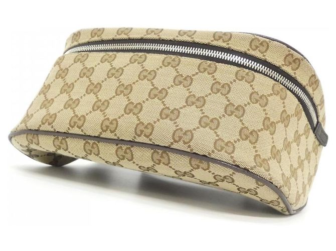 Marsupio Gucci GG Canvas Marrone Beige - vista 3