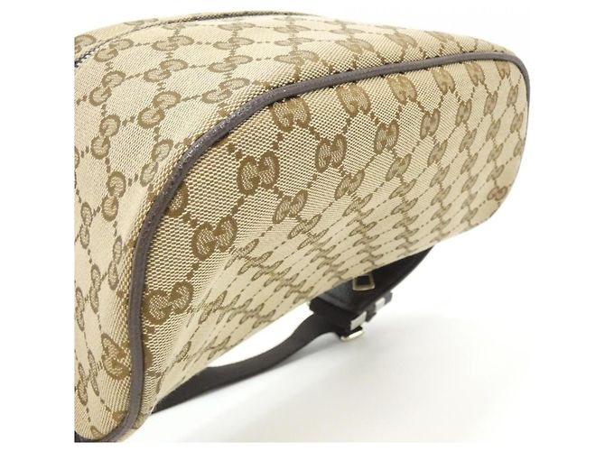 Marsupio Gucci GG Canvas Marrone Beige - vista 4