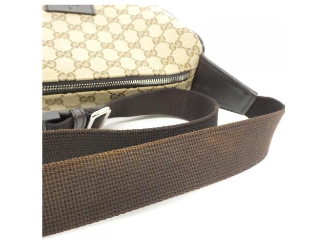 Marsupio Gucci GG Canvas Marrone Beige - vista 7