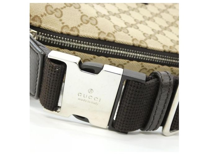 Marsupio Gucci GG Canvas Marrone Beige - vista 8