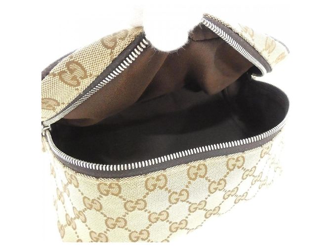 Marsupio Gucci GG Canvas Marrone Beige - vista 9