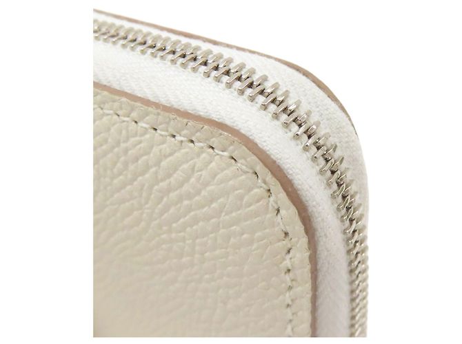 Hermès Monedero de piel Epsom Hermes Blanco - vista 9