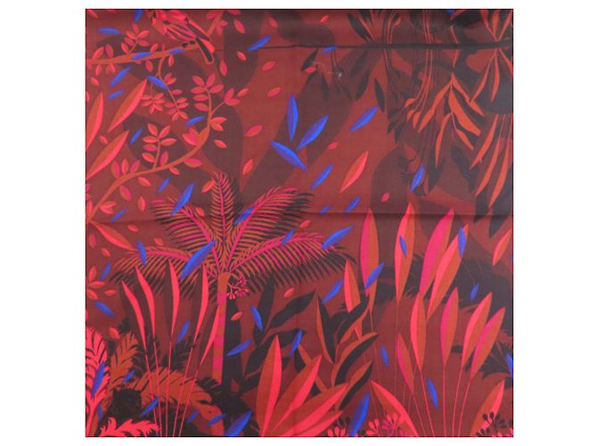 Sciarpa in cashmere Cartier con motivo animale Marrone Rosso - vista 5