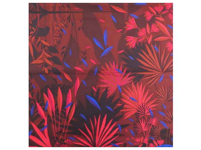 Sciarpa in cashmere Cartier con motivo animale Marrone Rosso - vista 6