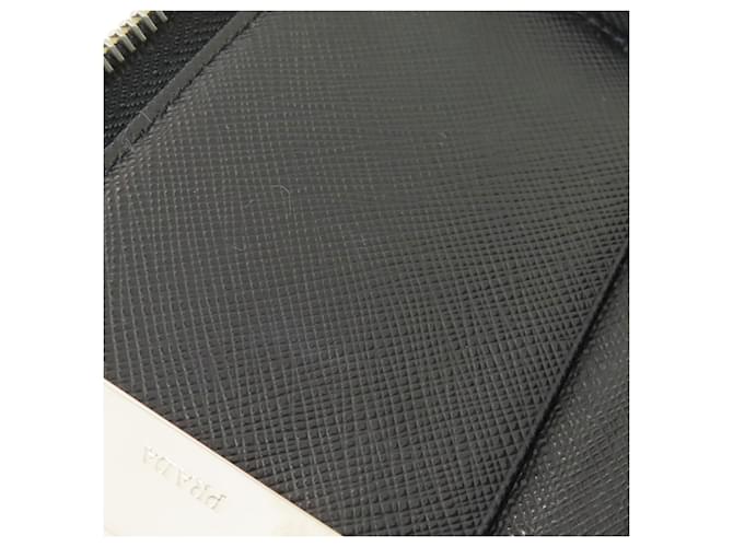 Prada Saffiano Leder Schlüsselcase Schwarz - Ansicht 7