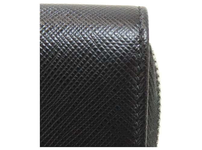 Prada Saffiano Leder Schlüsselcase Schwarz - Ansicht 9