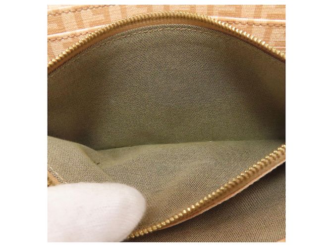 Portefeuille long à motif Fendi Zucchino Beige - vue 8