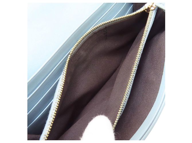 Fendi Zucchino Pattern Long Wallet Brown Light blue - view 6