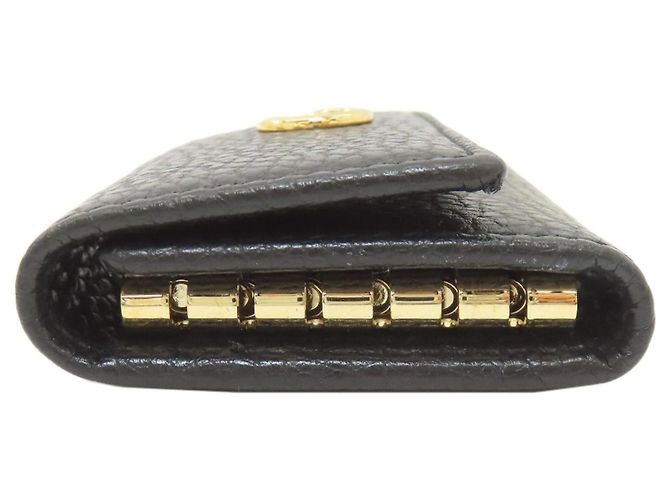 Gucci 456118 Double G Schlüsselcase Schwarz - Ansicht 3