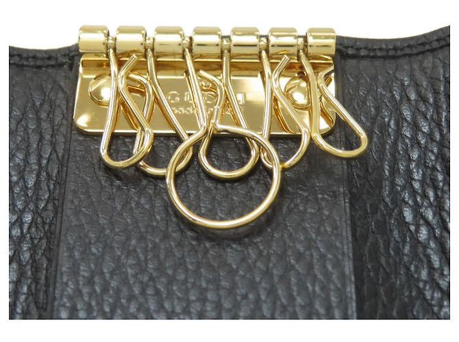 Gucci 456118 Double G Schlüsselcase Schwarz - Ansicht 6