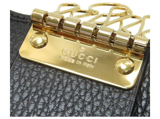 Gucci 456118 Double G Schlüsselcase Schwarz - Ansicht 8