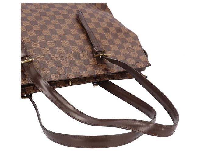 Borsa a Spalla Louis Vuitton Chelsea Damier Marrone - vista 15