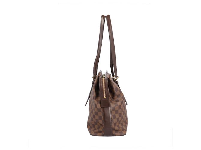 Borsa a Spalla Louis Vuitton Chelsea Damier Marrone - vista 4