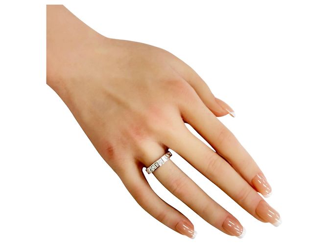Bulgari Bvlgari 18K Weißgold Diamant Ring Golden - Ansicht 2