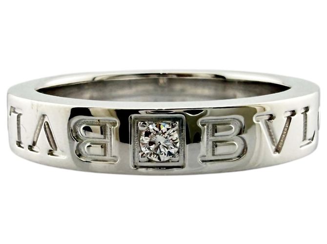 Bulgari Bvlgari 18K Weißgold Diamant Ring Golden - Ansicht 3
