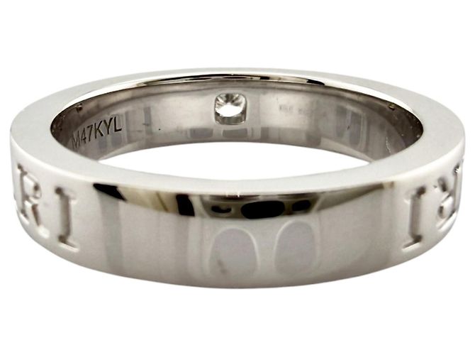Bulgari Bvlgari 18K Weißgold Diamant Ring Golden - Ansicht 5
