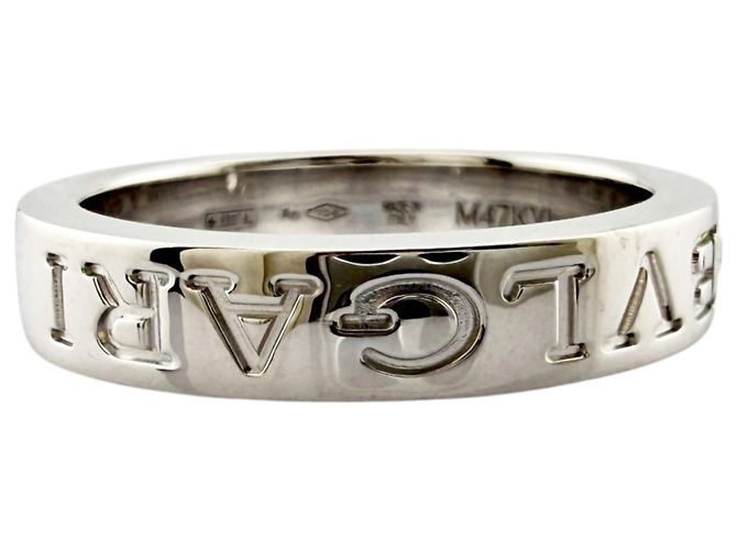 Bulgari Bvlgari 18K Weißgold Diamant Ring Golden - Ansicht 6