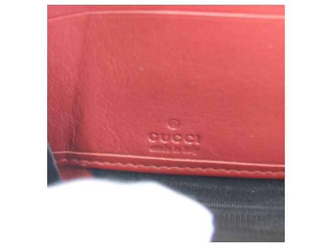 Cartera larga Gucci GG Marmont Blanco Roja - vista 10