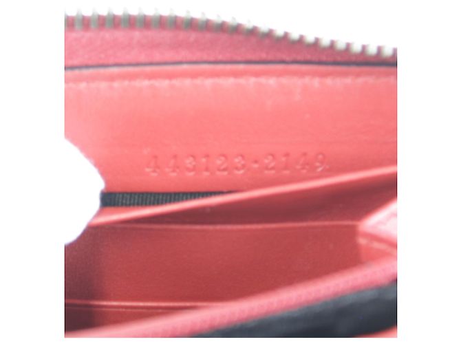Cartera larga Gucci GG Marmont Blanco Roja - vista 11