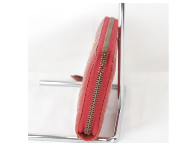 Cartera larga Gucci GG Marmont Blanco Roja - vista 3