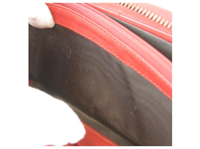 Cartera larga Gucci GG Marmont Blanco Roja - vista 8