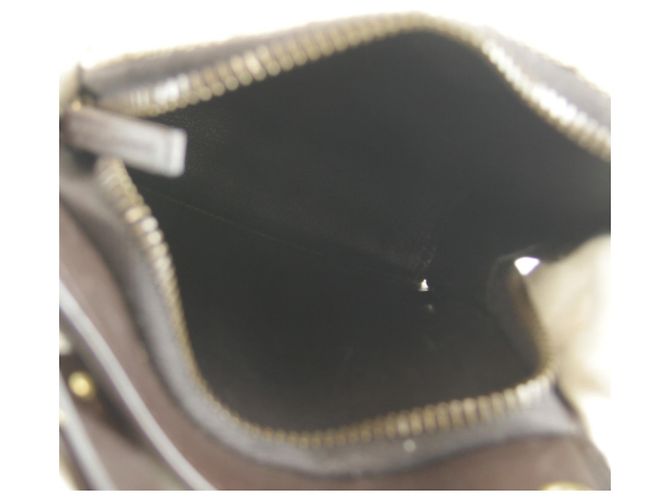 Borsa a Spalla Gucci Mini 106693 Brown GG Canvas Marrone - vista 5
