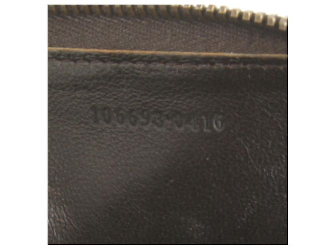 Borsa a Spalla Gucci Mini 106693 Brown GG Canvas Marrone - vista 7