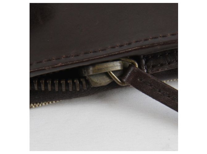 Borsa a Spalla Gucci Mini 106693 Brown GG Canvas Marrone - vista 9