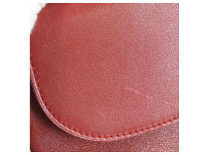 Borsa a tracolla in pelle rossa Loewe Rosso - vista 10