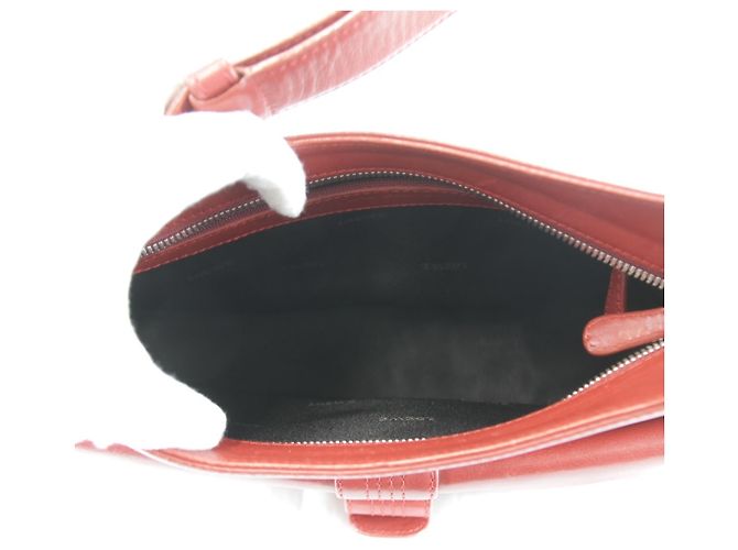 Borsa a tracolla in pelle rossa Loewe Rosso - vista 11