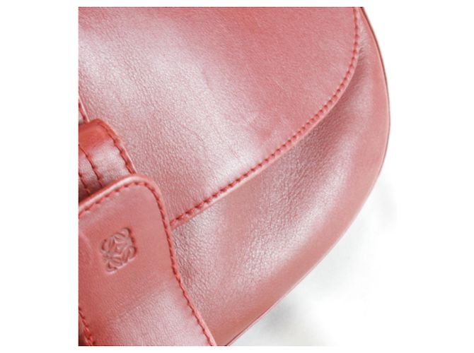Borsa a tracolla in pelle rossa Loewe Rosso - vista 9