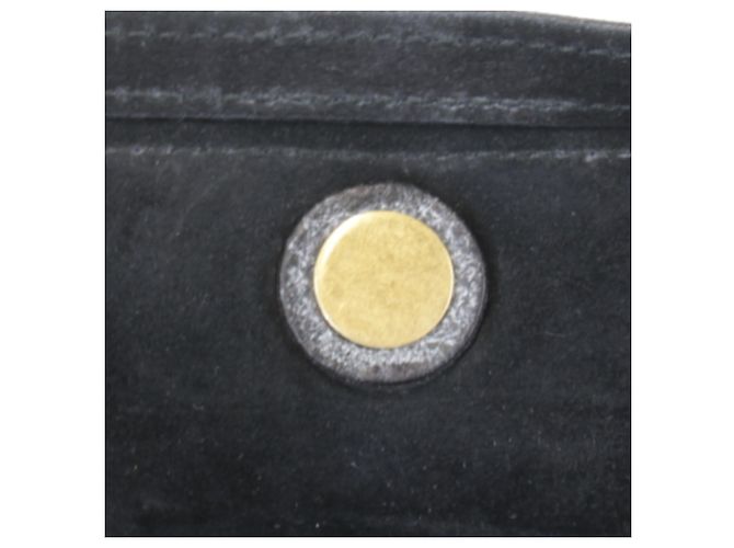 Borsa a mano in pelle Yves Saint Laurent Nero Bianco - vista 11