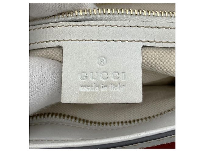Borsa Tote Gucci Sherry Bianco Beige Blu navy - vista 7