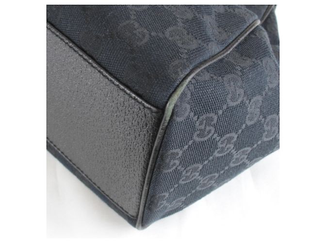 Borsa Gucci 154981 in tela GG nero e bianco - vista 4