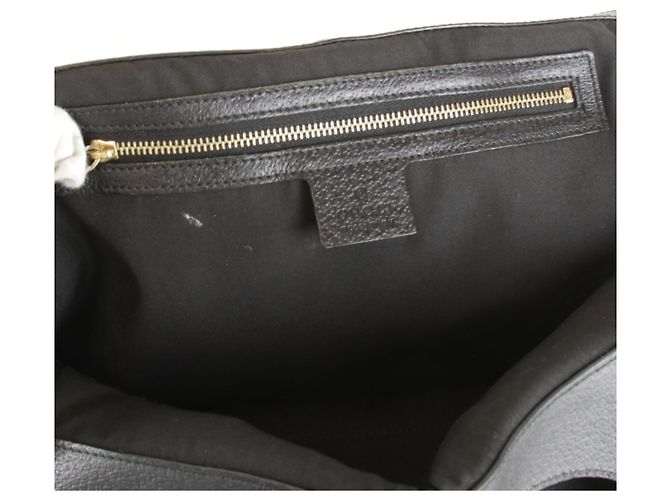 Borsa Gucci 154981 in tela GG nero e bianco - vista 7