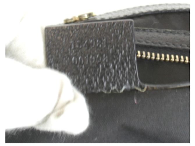 Borsa Gucci 154981 in tela GG nero e bianco - vista 8