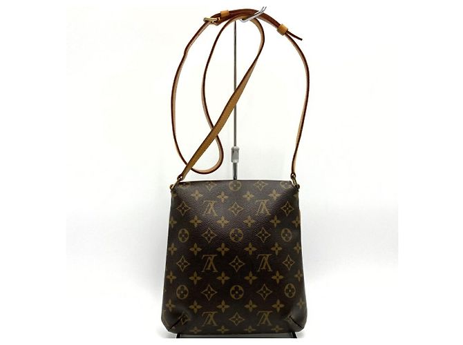 Borsa a tracolla lunga Musette Salsa Louis Vuitton Marrone Monogramma - vista 3