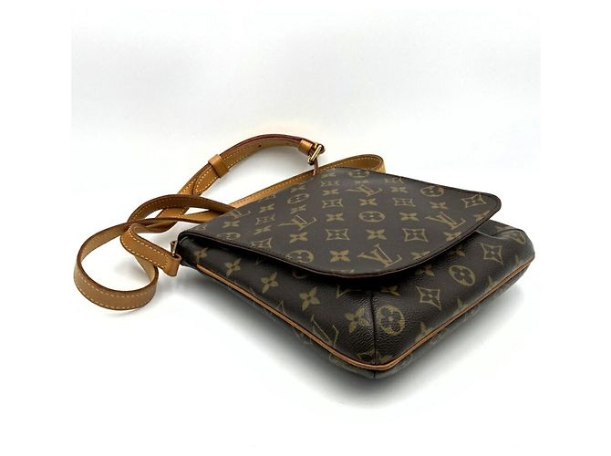 Borsa a tracolla lunga Musette Salsa Louis Vuitton Marrone Monogramma - vista 5