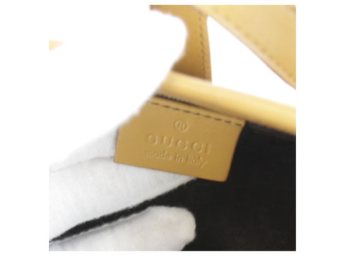 Borsa Gucci Jackie in scamosciato e pelle beige e nero - vista 12