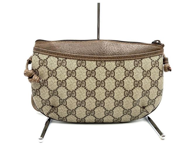 Borsa a tracolla Gucci Brown GG Supreme Marrone - vista 2