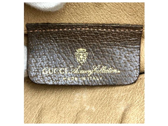 Borsa a tracolla Gucci Brown GG Supreme Marrone - vista 7