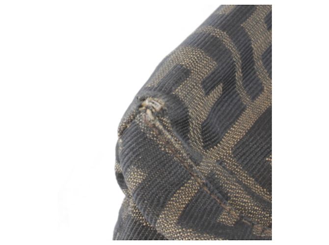 Fendi Zucca Pattern Mamma Bucket Schultertasche Braun - Ansicht 4