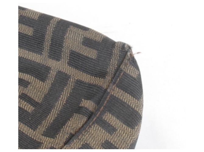 Fendi Zucca Pattern Mamma Bucket Schultertasche Braun - Ansicht 5